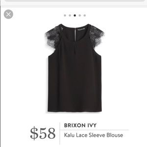Brixon Ivy Kalu Lace Sleeve Top